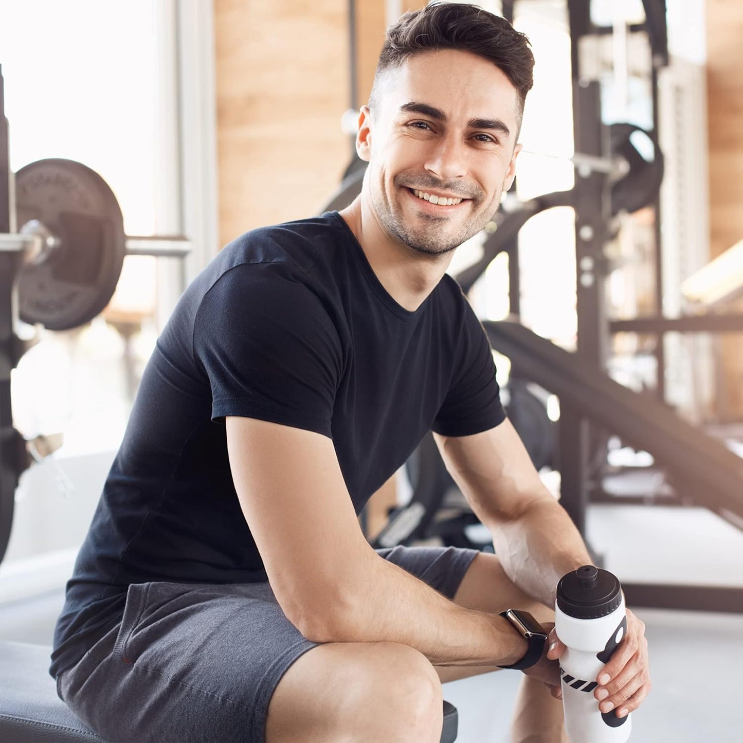 MLYENX Men's Workout Shirts - 7 Pack Quick Dry Moisture-Wicking Athletic T-Shirts | Perfect for Gym
