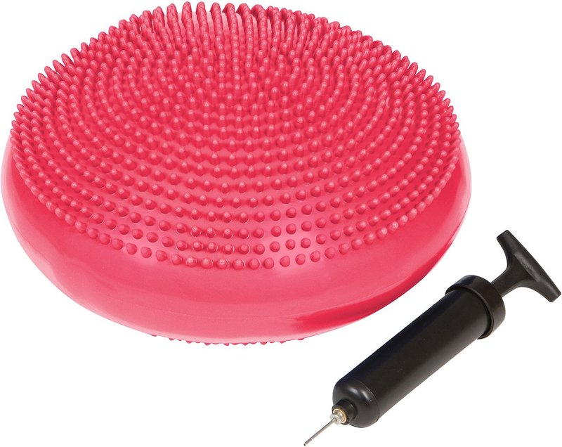 Trademark Innovations PVC Fitness and Balance Disc - 13-Inch Diameter (Black)