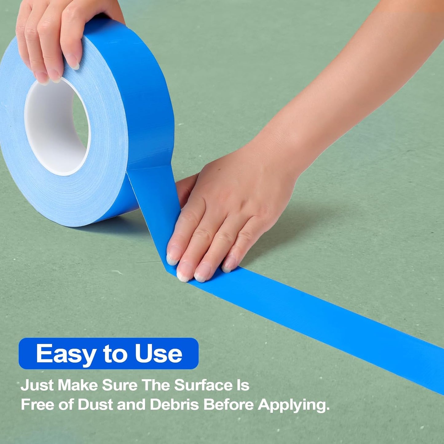 Skiennix Pickleball Court Tape - 2in x 262FT Outdoor Marking Kit | Temporary Floor Tape for Tennis & Badminton