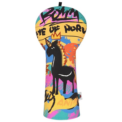 Funny Driver Headcover - Unique Graffiti Style - Waterproof Golf Gead Covers - Golf Club Covers with Soft Lining - Stylish Protection for Your Clubs
