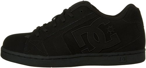DC mens Net Skate Shoe, Black/Black/Black, 9.5 US