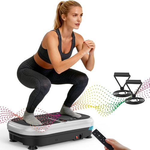 AXV Vibration Plate - Full Body Shaker Exercise Machine for Weight Loss | Fitness Platform for Men & Women