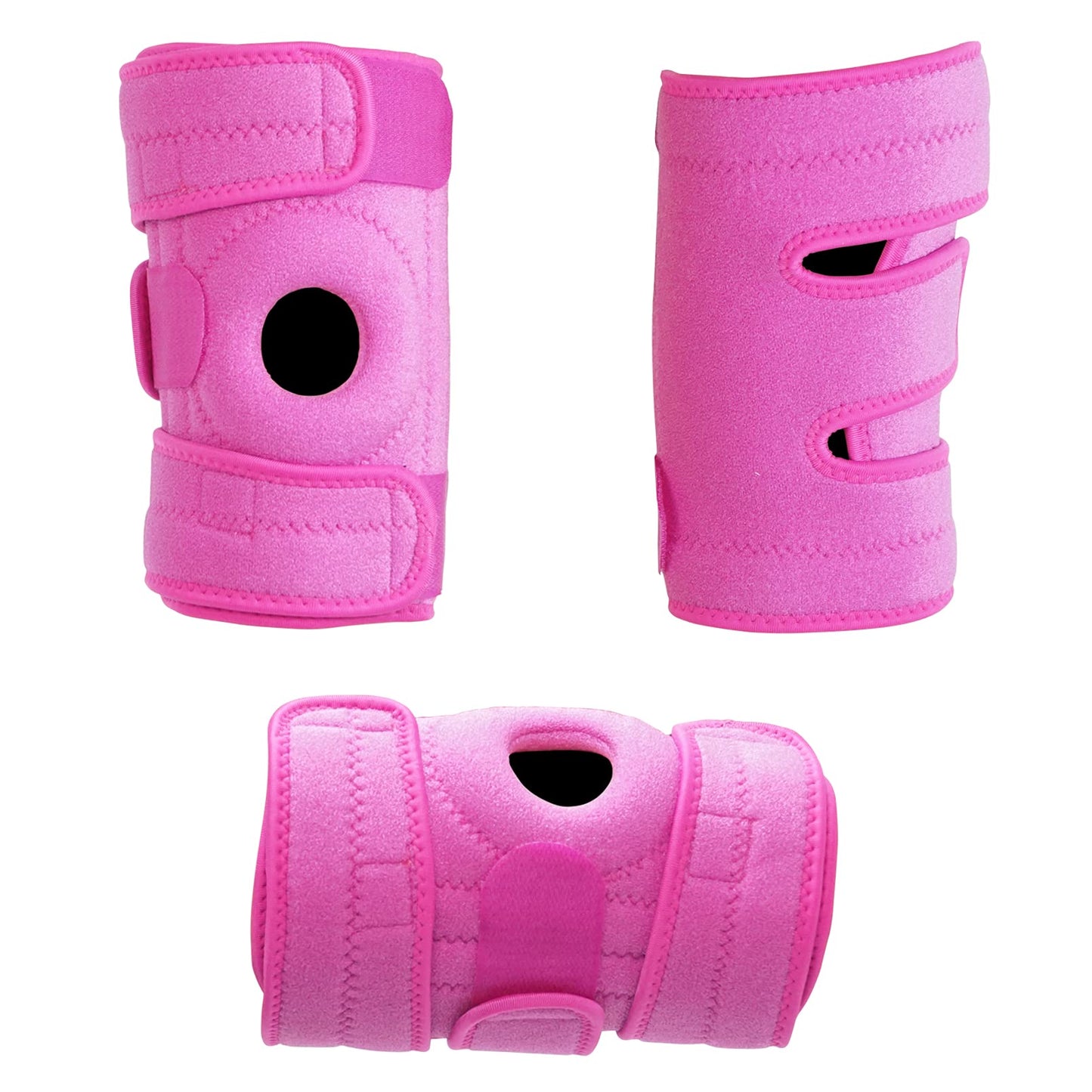 Luwint Kids Youth Neoprene Knee Brace, Open Patella Stabilizer with Adjustable Straps Knee Pads Support for Arthritis, ACL, Relieves Pain, Basketball, Sports, 1 Piece