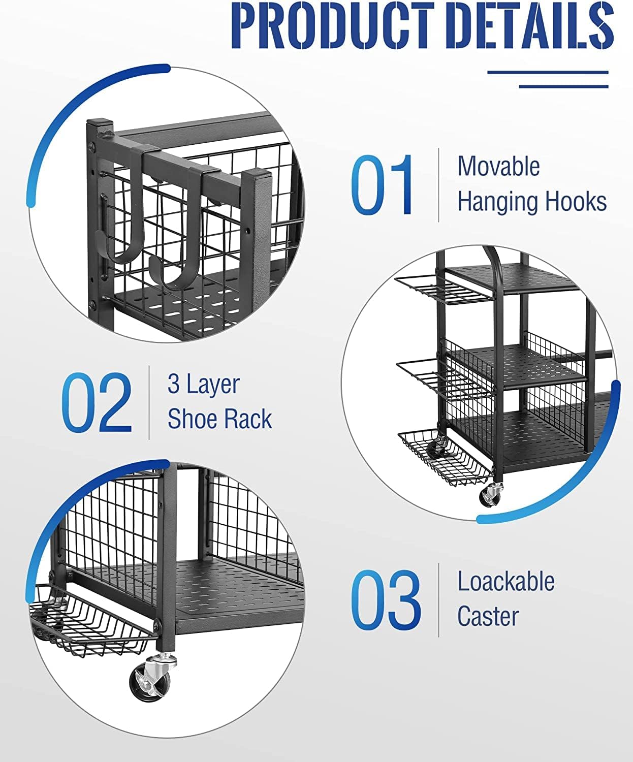 Mythinglogic Sports Equipment Organizer - Large Capacity Storage with Hooks & Baskets for Garage