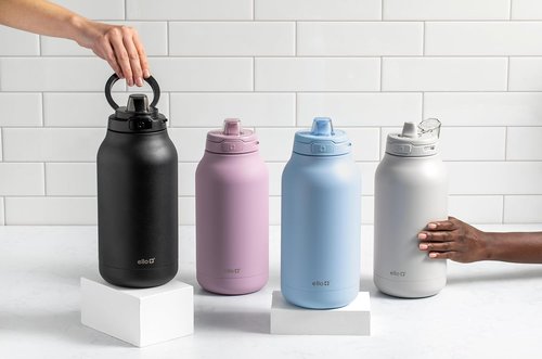 Ello Hydra 64oz Half Gallon Vacuum Insulated Stainless Steel Jug - Leak-Proof Design