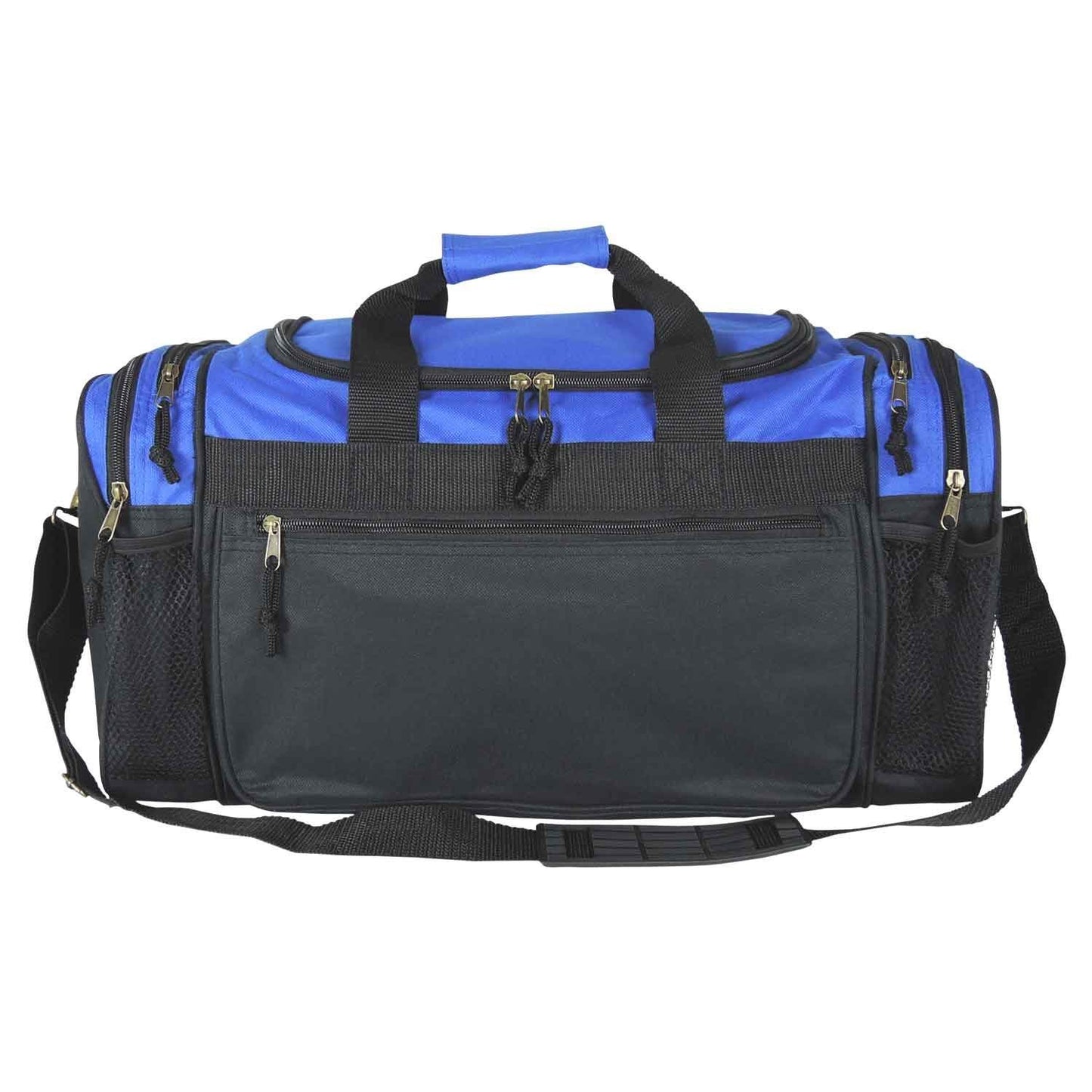 DALIX 20" Sports Duffle Bag w Mesh and Valuables Pockets Travel Gym (Royal Blue)