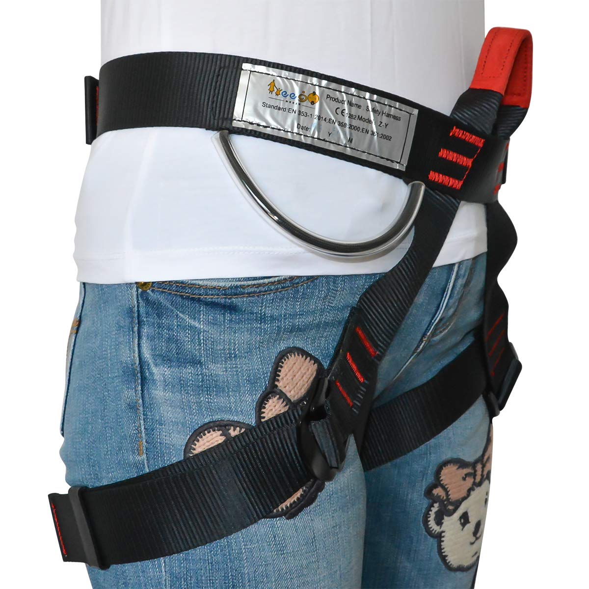 HeeJo Climbing, Rock Climbing, Half Body for Rappelling Fire Rescuing Tree Climbing Gear
