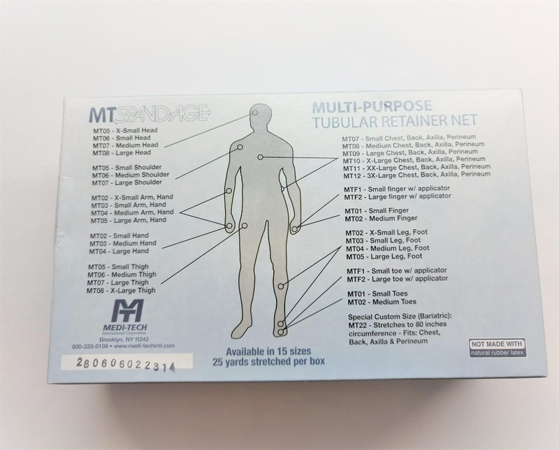 Cut-to-Fit MT Spandage, Size 6, 25 yds. (Average Head, Shoulder and Thigh)