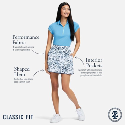 Izod Women's A-Line Skort - Athletic Performance Stretch for Ultimate Comfort and Style