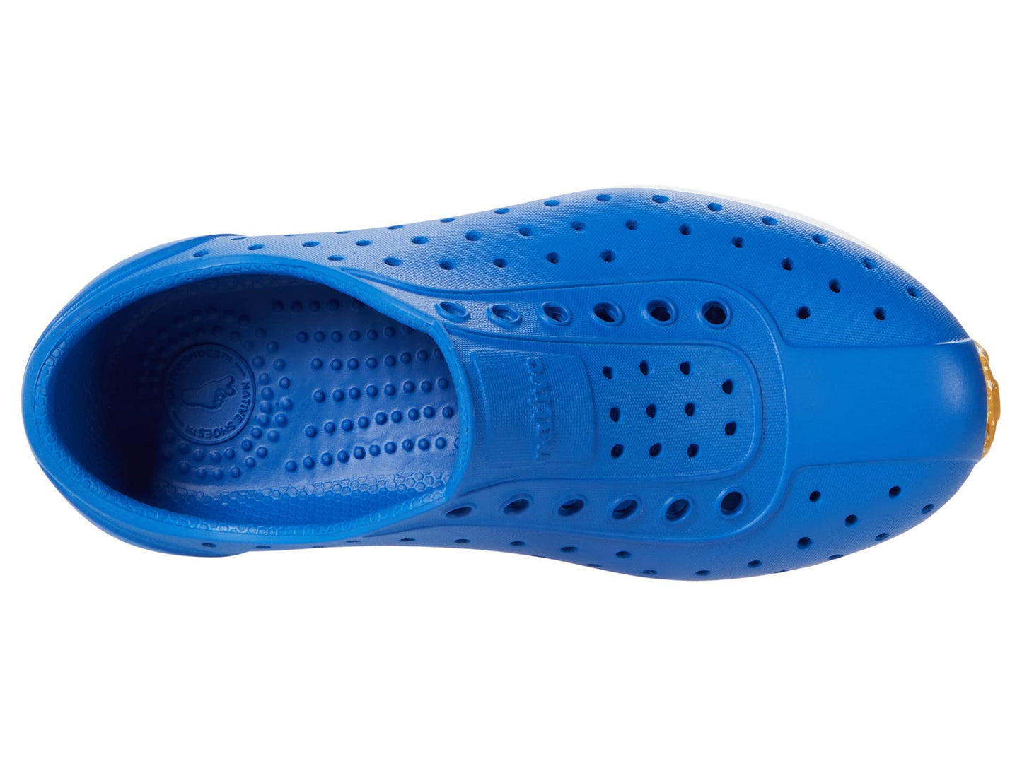 Native Shoes Robbie (Toddler) Victoria Blue/Shell White/Mash Speckle Rubber 10 Toddler M