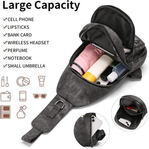 FALAN Mule Leather Crossbody Bag - Trendy Sling Bag for Women | Perfect for Travel & Everyday Use