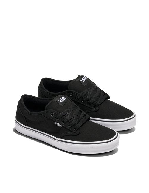 Vans Men's Atwood Shoe | Low-Top Fashion Sneakers for Work, Walking & Casual Everyday Wear, Black/White, 11