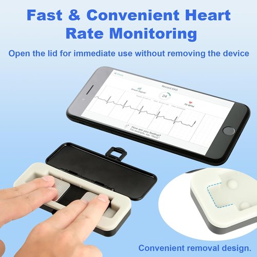 KardiaMobile 1L Case - Portable & Impact-Resistant Case for AliveCor EKG Monitor | Water-Resistant Protection