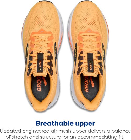 Brooks Ghost 17 Running Shoes - Men's Neutral Comfort & Support | Lightweight Design