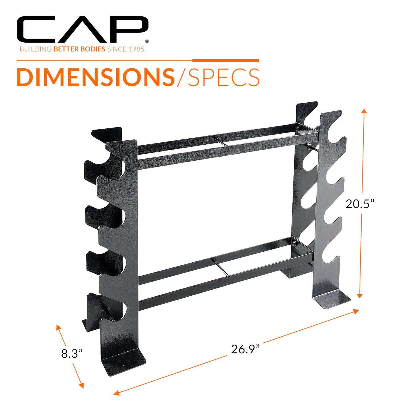 CAP Barbell Dumbbell and Accessories Rack