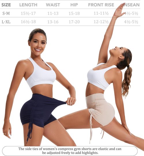 FULLSOFT High Waisted Biker Shorts - Tummy Control Spandex for Yoga, Workout, Cycling & Dance