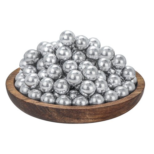100 Pieces .50 Caliber Aluminum Paintball Ammo 2.8 Grams Solid Resuable Seamless Paintball Powerful for Shooting Training Practice Fit for T4e TR50/HDR 50 Cal Pepper Balls