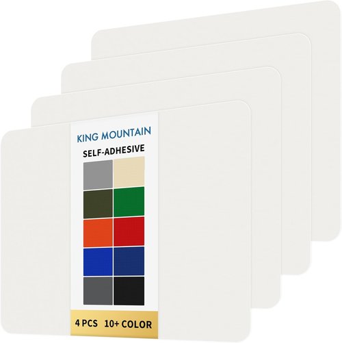 KING MOUNTAIN Self-Adhesive Nylon Fabric Repair Patch - Waterproof 9x11 Inch Kit for Jackets, Tents & More