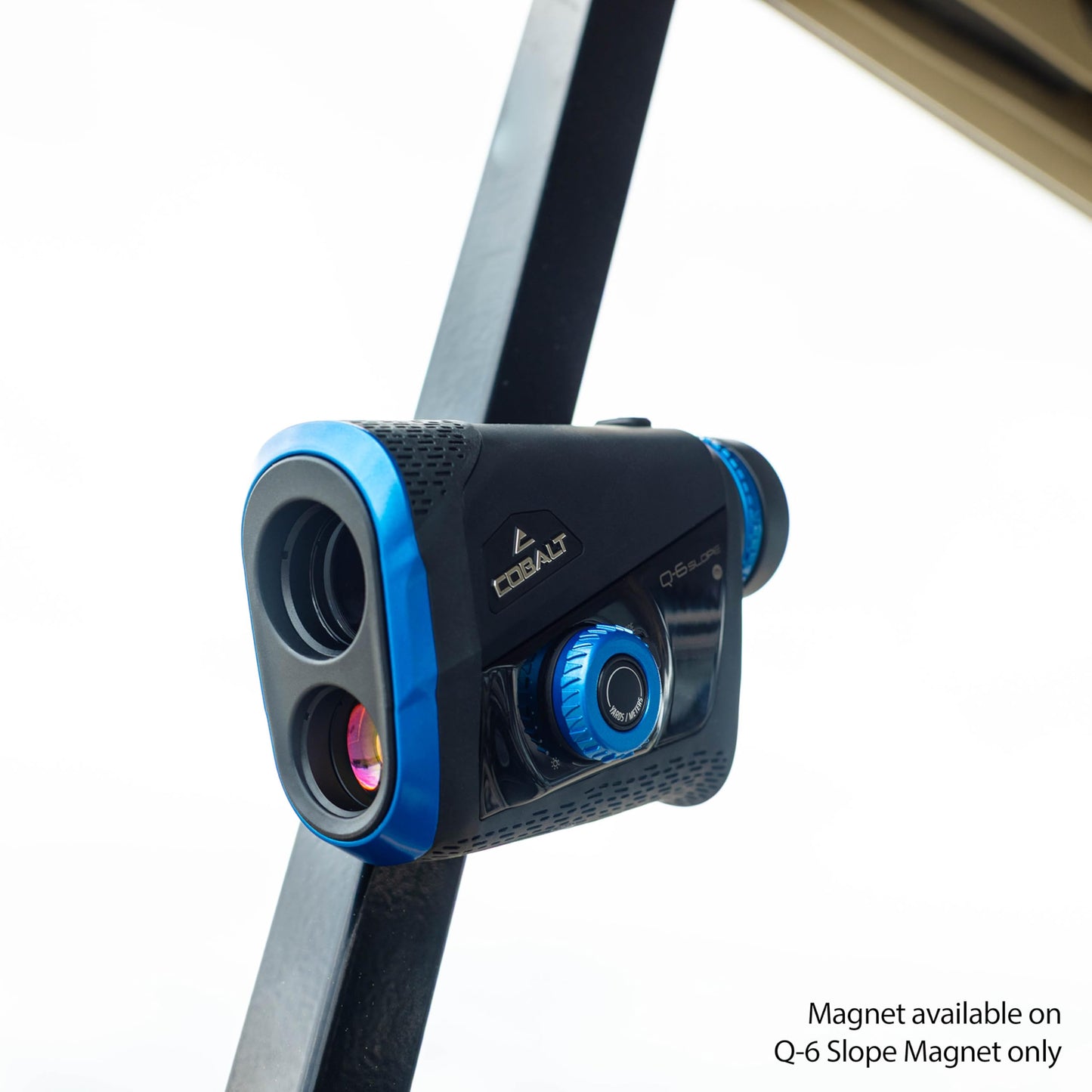 Cobalt Q-6 Golf Rangefinder Slope with Magnet | Tournament Legal, Precision Laser Technology, 7X Magnification, 2,500-yd Range, Pin & Vibration Lock, Waterproof, with Premium Case