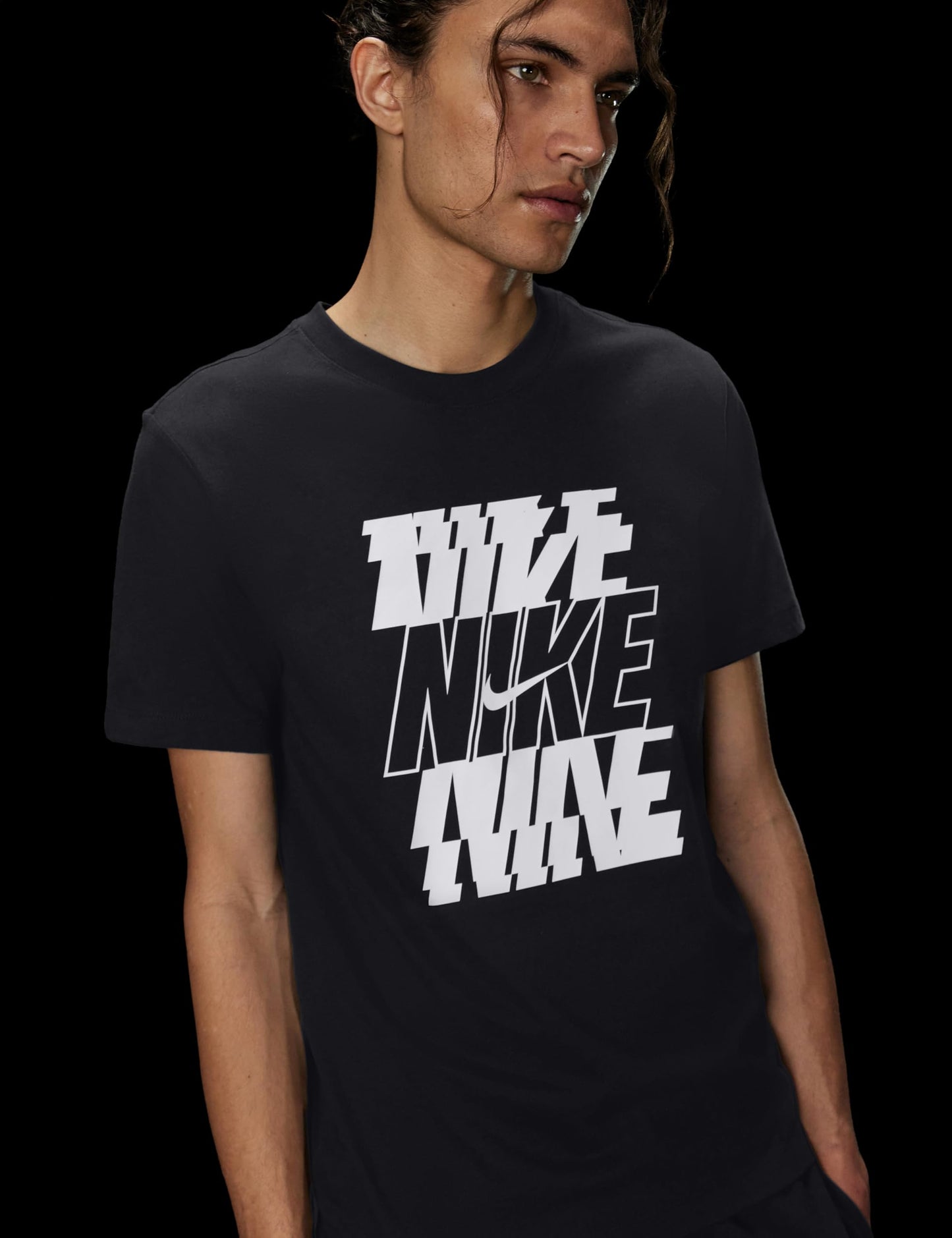 Nike Mens Sportswear Club T-Shirt (Nike Block Stack)