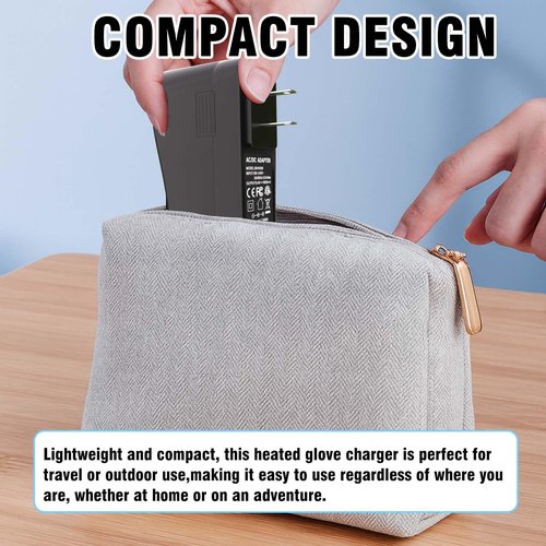 8.4V Dual Headed Charger for Heated Glove Compatible with Savior Snow Deer Sun Will Heated Gloves,Replacement for Heated Socks, Heated Vest Battery Charger(Battery not Included)
