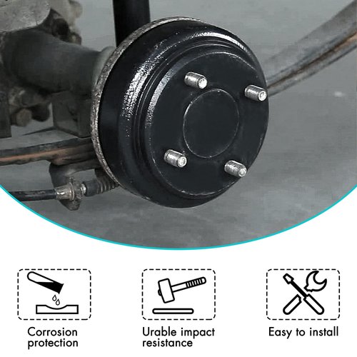 10L0L Golf Cart Brake Repair Kit fit Club Car DS 1995-Up and Precedent 2004-Up,Club Car Brake Drums & Pads & Shoes Spring Kit,OEM# 101791101, 10603, 1018232-01