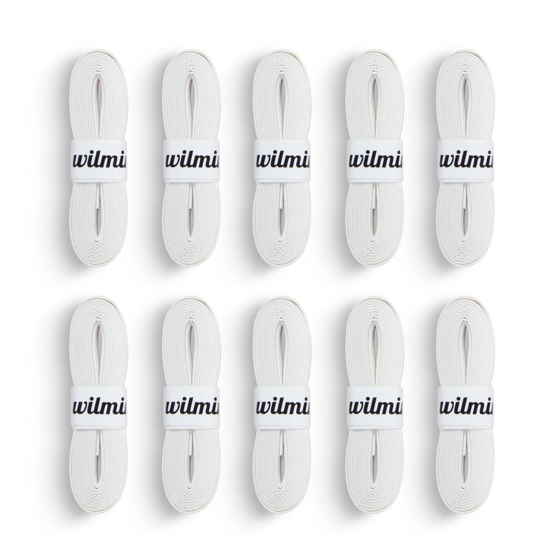 WILMIN Extra Long 51" - Fully Covers Extended Handles Tennis Overgrip 10 Pack Racquet Grip Tape, Sweat Absorbent, Shock Absorption, Comfort & Durability, Easy Install for Tennis Racket