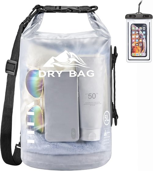 HEETA Waterproof Dry Bag - Lightweight Roll Top Storage for Travel, Swimming & Kayaking | 5L/10L/20L/30L/40L