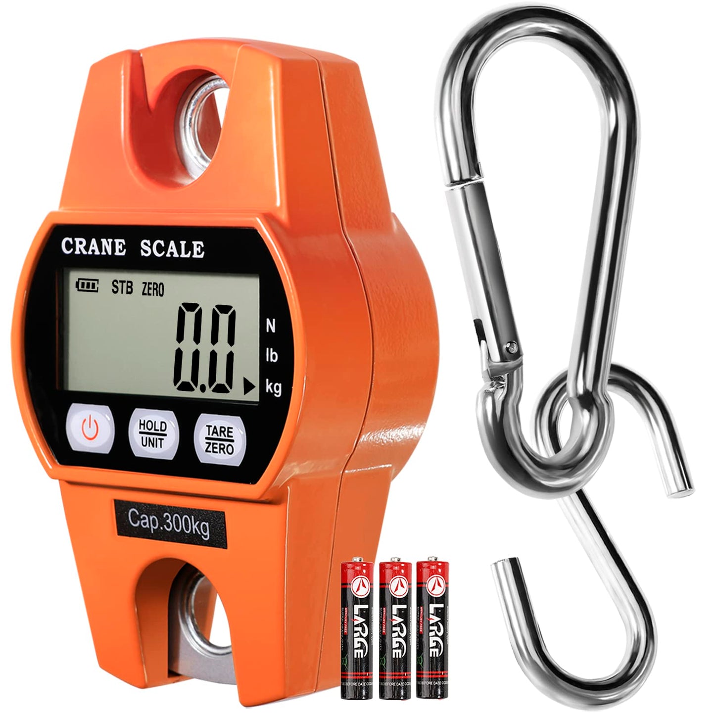 GRAM PRES Digital Hanging Scale 660 Lb 300 Kg