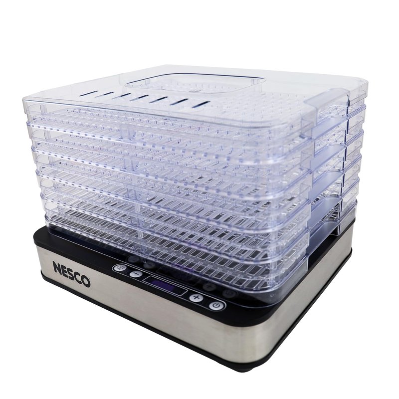 NESCO FD-5TC Snackmaster Food Dehydrator – 5 BPA-Free Trays, Adjustable Temp Control, Compact Design for Jerky, Fruit, Herbs, Pet Treats, 420W