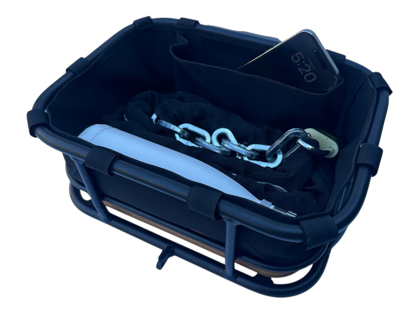 Line and Ride Custom-Fit E-Bike Basket Liner - Fits Rad Power Small Front Basket