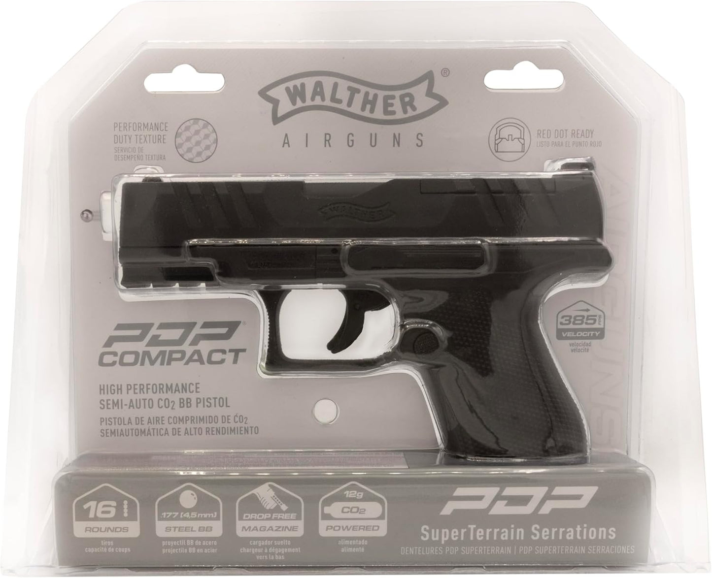 Walther PDP Compact Air Pistol - .177 Caliber BB Gun for Precision Shooting