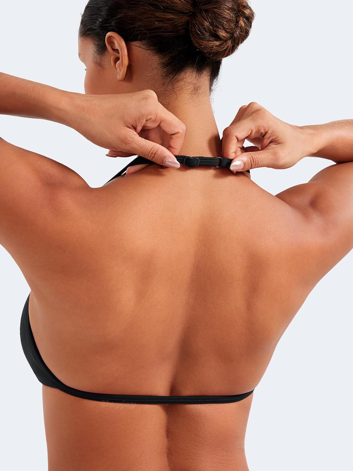 VOYJOY Sports Bra - Adjustable Padded Strappy Crop Top for Women | Perfect for Gym & Yoga