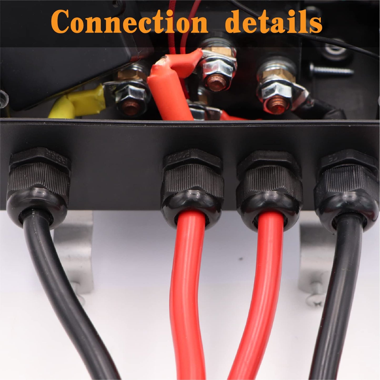 Torkettle 12V 500A Winch Solenoid Contactor Relay and Box for 8000lbs-17000lbs ATV UTV Winches