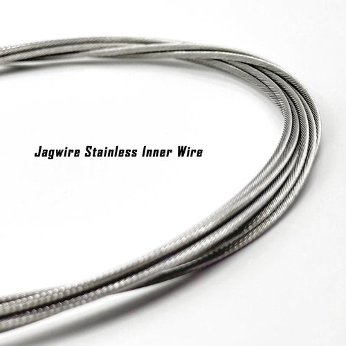 Farbetter Bike Cables Set, Stainless Steel, Black, Road & Mountain Bike, Complete Brake & Shifter Cable Housing, Accessories