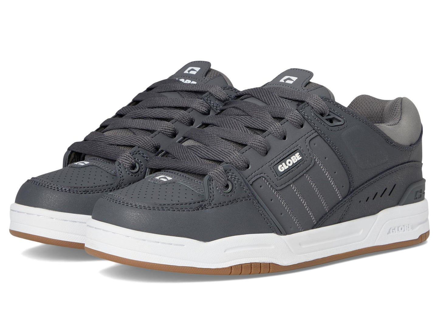 Globe Mens Fusion Charcoal/White 7 Medium