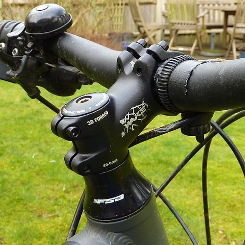 CYSKY 31.8 Stem 60mm 17 Degree Short MTB Stem Mountain Bike Stem Riser Handlebar Extender for MTB Road BMX City Bike Bicycle (17 Degree 31.8 x 60mm)