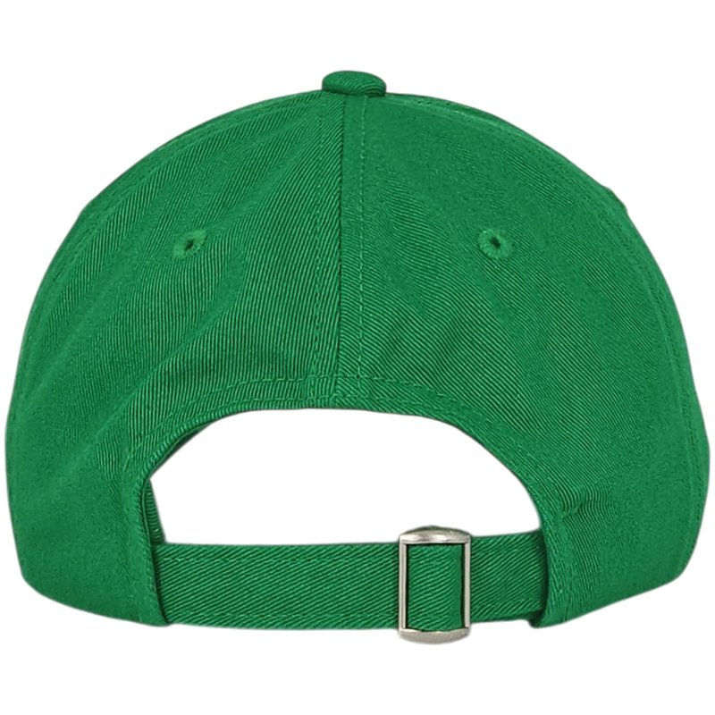 E BY ELIDAN Boston Shamrock Embroidered Cotton Baseball Cap – Classic Dad Hat with 3 Leaf Clover Design, Adjustable Metal Buckle Strap, Unstructured Low-Profile Style Kelly Green