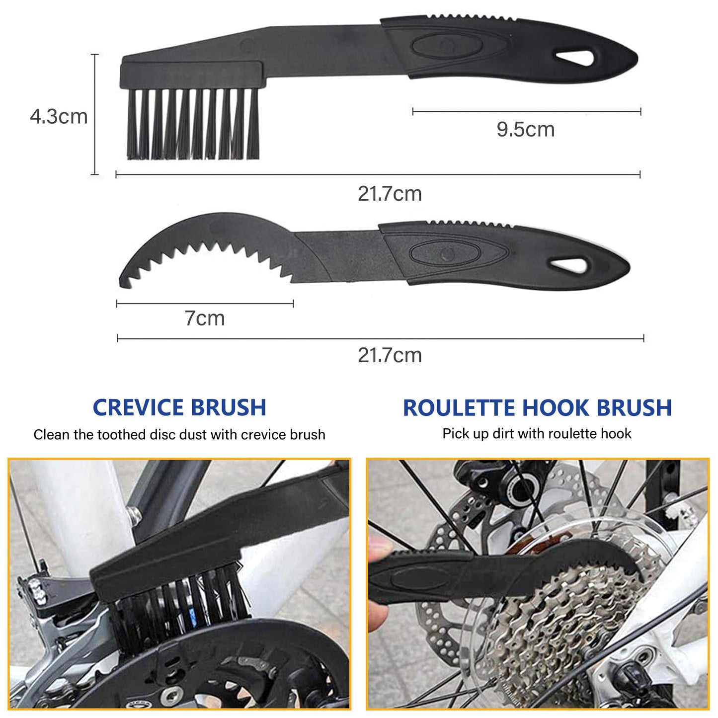 WEIDMAX 7 in 1 Bike Chain Cleaning Kit, Bike Chain Cleaner includes 350ml Degreaser Spray, 100ml Chain Lube, 4 Brushes & Towel, Bicycle Chain Cleaner for MTB/Road Bicycle