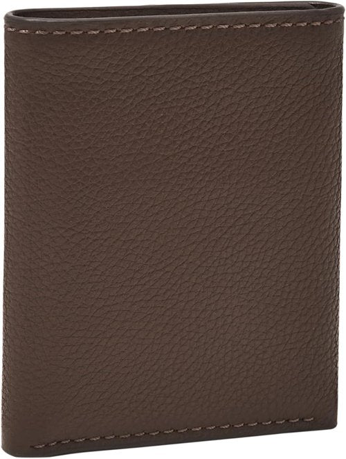 Fossil Men's Leather Trifold Wallet - Stylish Design with Multiple Card Slots | Durable and Elegant