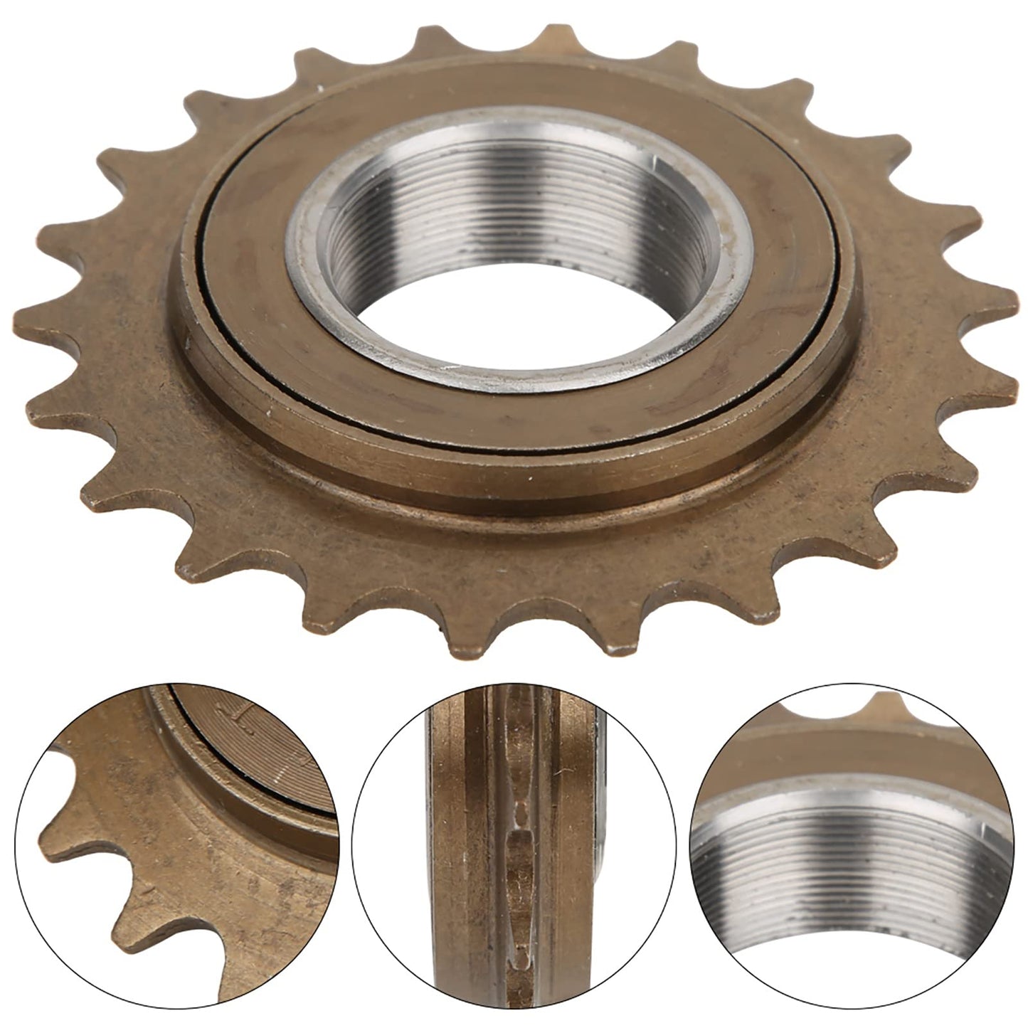 Demeras Flywheel Sprockets Parts, Flywheel Bike Rear Wheel Freewheel 22T Flywheel Sprocket Gear Cycling Modified Accessory, Electric modifiion Accessories