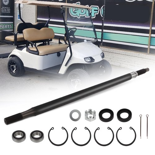 Jecoupoon 20377-G11 Golf Cart Driver Side Rear Axle Shaft Compatible with TXT/Medalist Electric 1994-2013