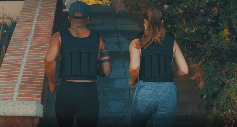 RUNMax Weighted Vest, 6lb/8lb/10lb/12lb/16lb/20lb/40lb/50lb/60lb/50lb/60lb/80lb/100lb/120lb/150lb Weight Vest for Workout, Strength Training, Running, Fitness, Muscle Building, Weight Loss, Weightlifting