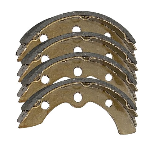 Golf Cart Club Car Brake Shoes Pads and Spring Kit for Club Car DS G&E 1995-Up (Automatic Adjust) and Precedent, Golf Cart Drum Brake Shoe Pads (2 Short & 2 Long) Replaces # 1018232-01,1018163-01