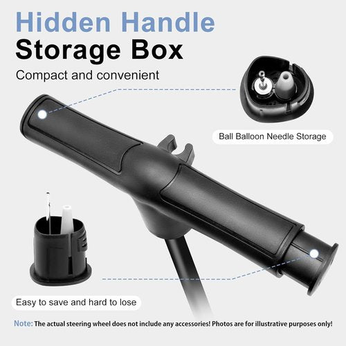 Hycline Bike Pump - 160 PSI High-Pressure Floor Pump with Gauge for Road, MTB & BMX Tires