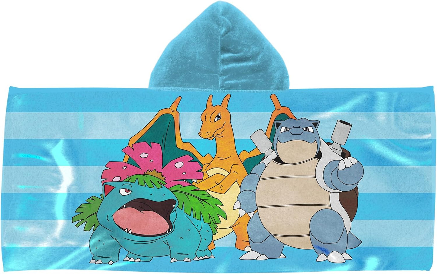 Northwest | Pokémon Youth Hooded Towel - Quick-Dry Absorbent Swim Poncho for Boys & Girls, 22 x 51 Inches