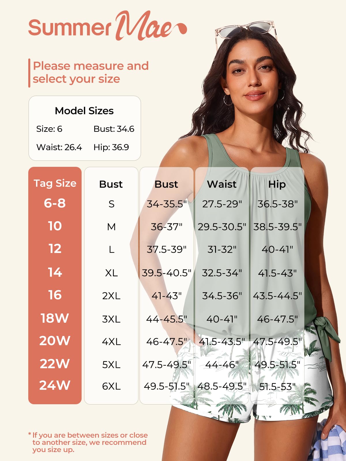 Summer Mae Womens Tankini Swimsuits with Shorts Bathing Green Shadow XL