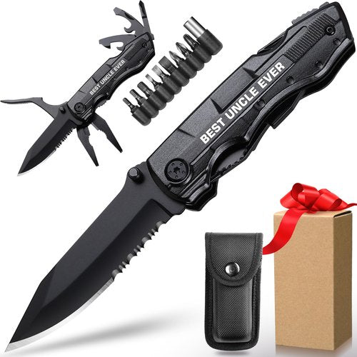 Gifts for Uncle, BEST UNCLE EVER Multitool Knife, Uncle Gifts for Christmas, Uncle Gifts, Best Uncle Gifts, Uncle Birthday Gift, Gifts Idea for Uncle