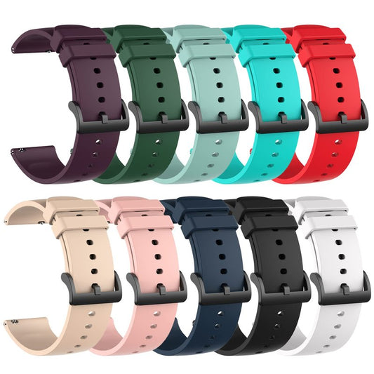 FitTurn [10-Pack] Compatible Kospet Tank T2/T3/T3 Ultra/T3 Ultra 2/M2/M3/M3 Ultra Smartwatch Strap, 22mm Soft Silicone Glossy Replacement Wristband Sport Band Bracelet