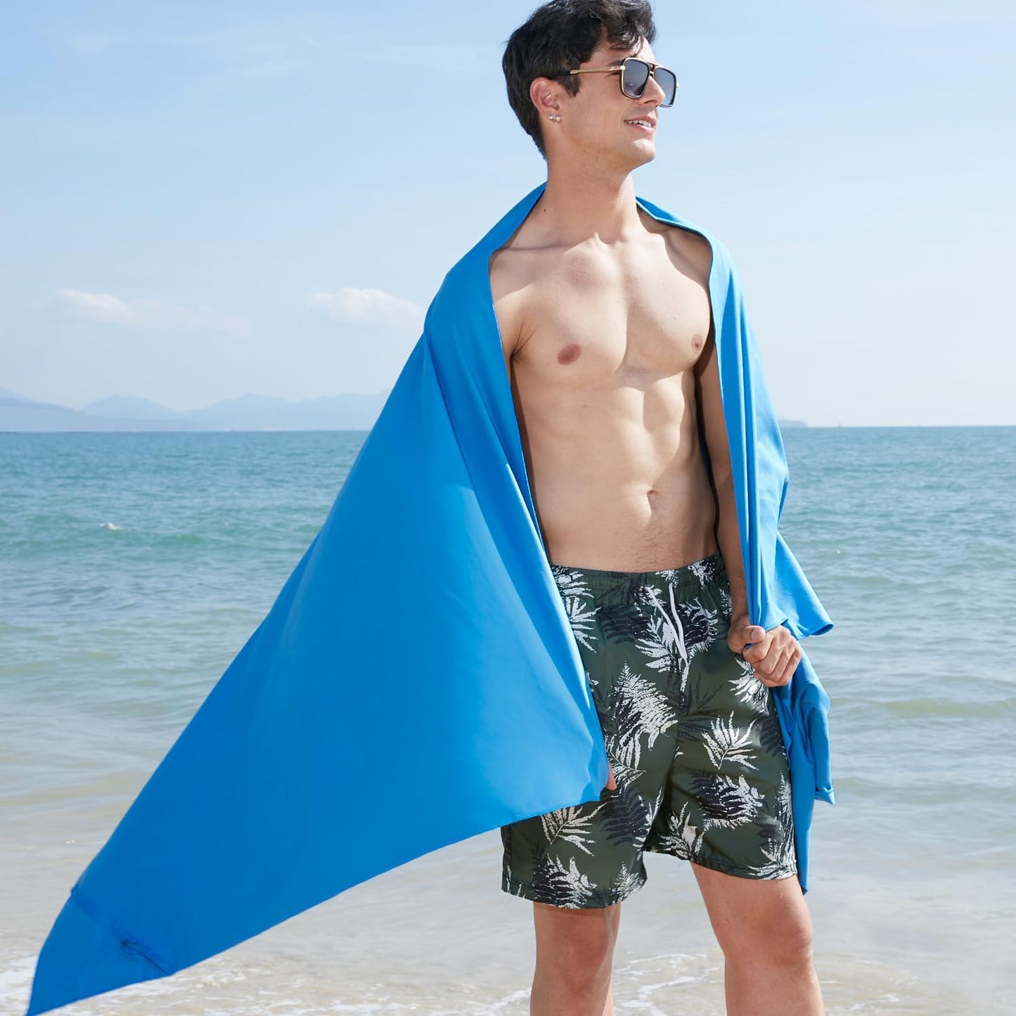 Rainleaf Microfiber Towel - Quick Dry, Super Absorbent & Lightweight | Ideal for Travel, Gym & Camping